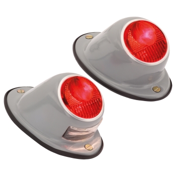 OLDTIMER Rücklicht (50er Jahre) für Schrägeinbau rechts und links im Satz OLDTIMER Rücklicht (50er Jahre) für Schrägeinbau rechts und links im Satz