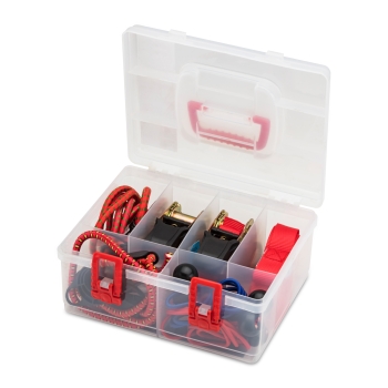 FKS Trailer Spanngurt Set 17 teilig im Kunststoffkoffer FKS Trailer Spanngurt Set 17 teilig im Kunststoffkoffer