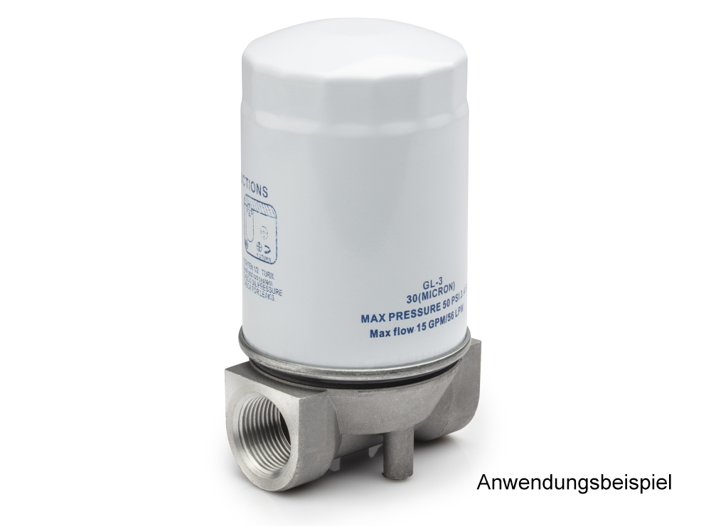 FKS-Alum. Dieselfilterhalter 1xAG 1 1/2" - 2xIG 1" FKS-Alum. Dieselfilterhalter 1xAG 1 1/2" - 2xIG 1"