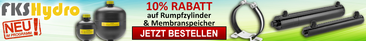 Kurzaktion - Membranspeicher und Rumpfzylinder